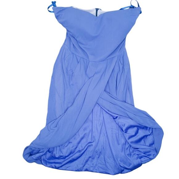 Elisabetta Franchi mini dress sheath strapless size 40 US 4 XS - Picture 2 of 5